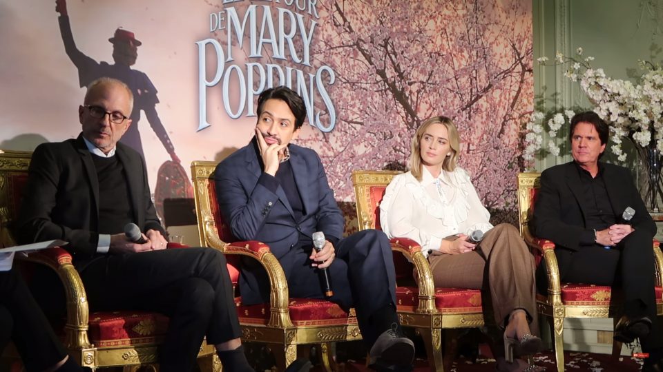 Emily Blunt Lin Manuel Miranda Rob Marshall