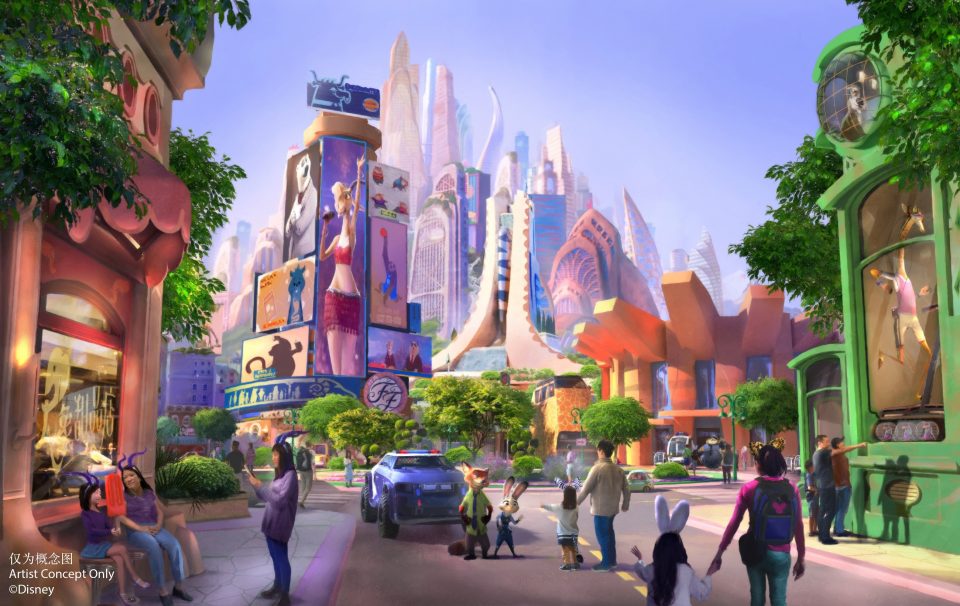 Zootopie Land Disney Concept Art