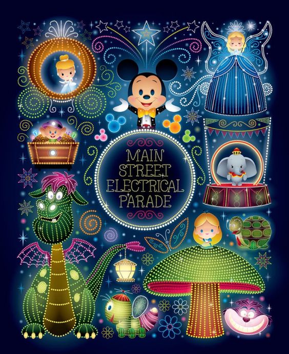 Main Street Electrical Parade Poster