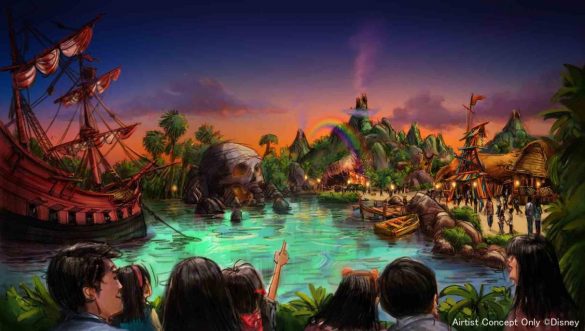 La future zone dédiée à Peter Pan à Tokyo DisneySea