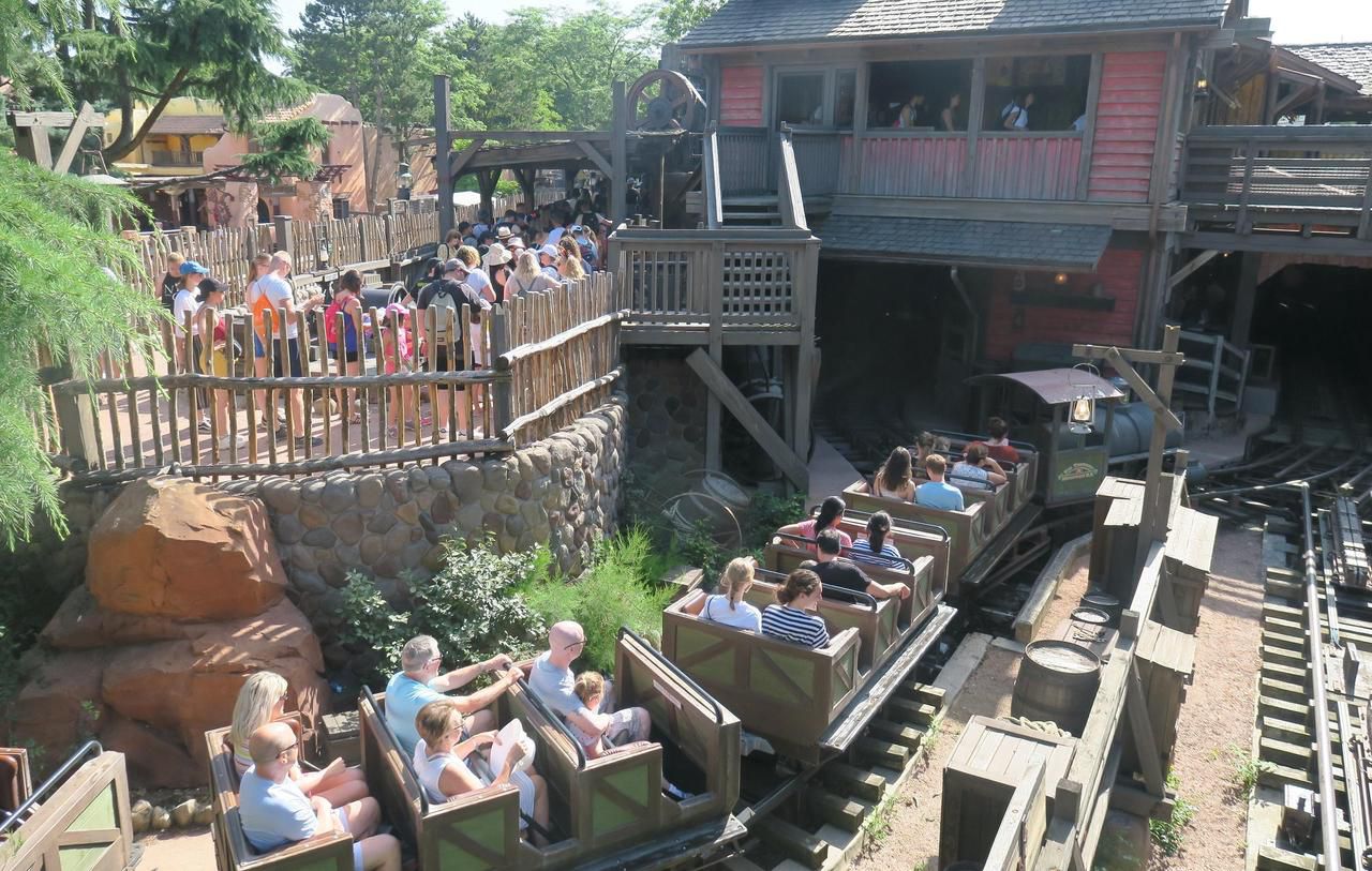 Big Thunder Mountain fortes chaleurs
