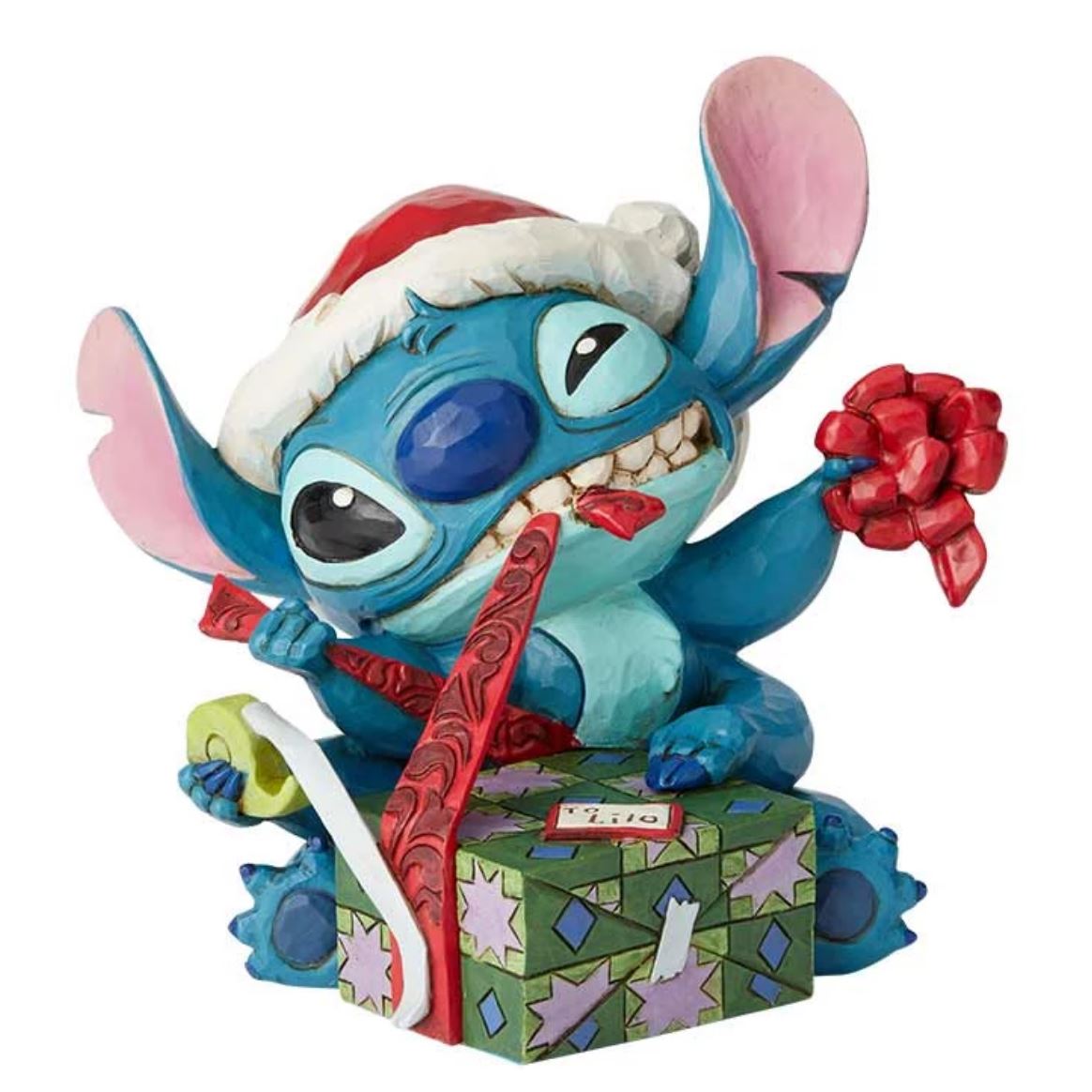 Santa Stitch Present Jim shore