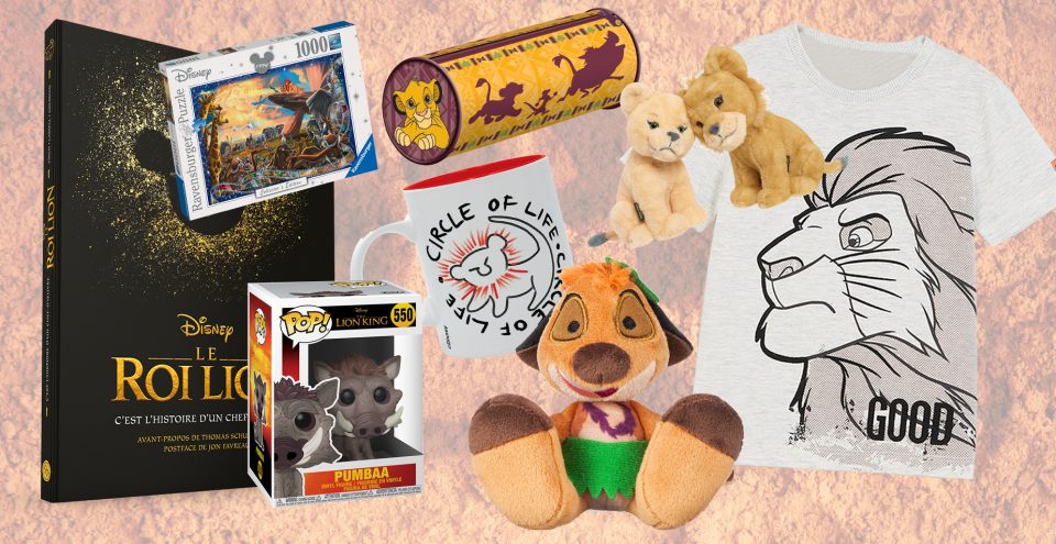 produits dérivés Le Roi Lion