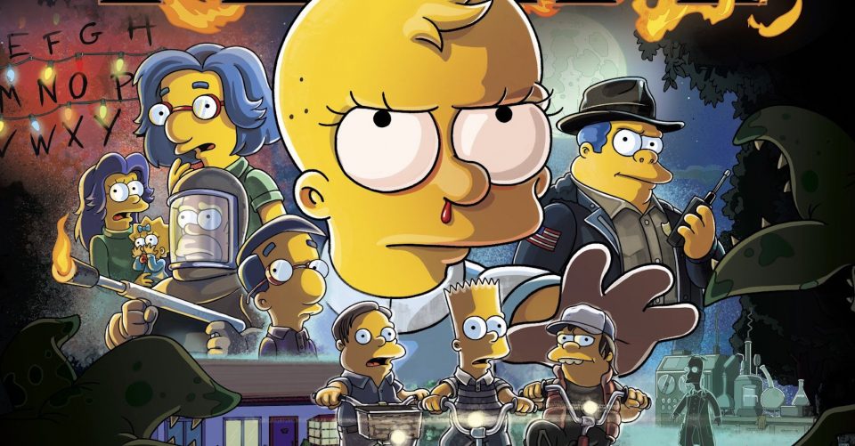 simpson parodie stranger things