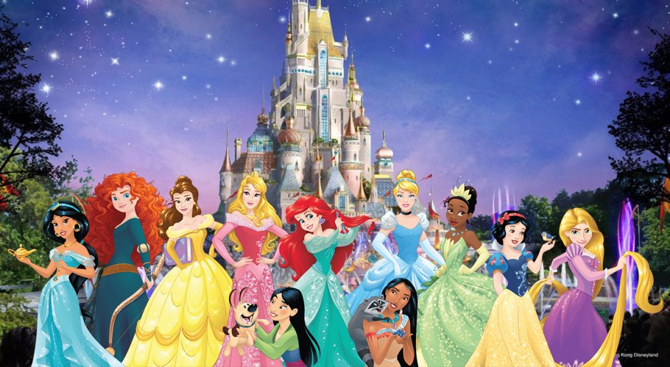 Hong Kong Disneyland Chateau Princesses Disney 2020