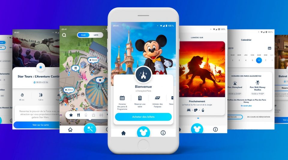 application disneyland paris
