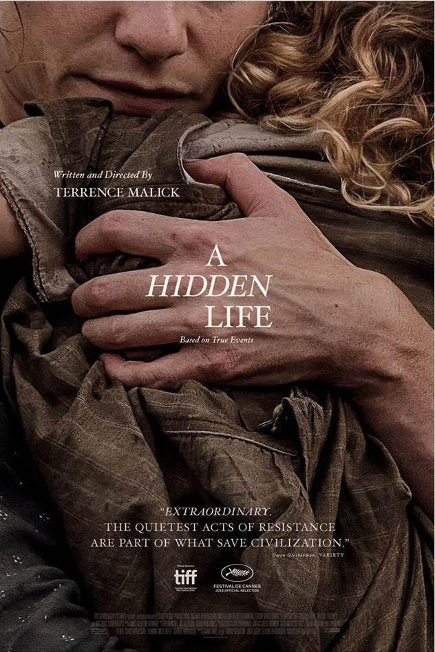 une vie cachée poster