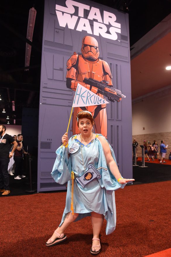 D23 EXPO 2019 - The Ultimate Disney Fan Event - brings together all the worlds of Disney under one roof for three packed days of presentations, pavilions, experiences, concerts, sneak peeks, shopping, and more. The event, which takes place August 23 - 25 at the Anaheim Convention Center, provides fans with unprecedented access to Disney films, television, games, theme parks, and celebrities. (The Walt Disney Company/Image Group LA)rD23 EXPO 2019