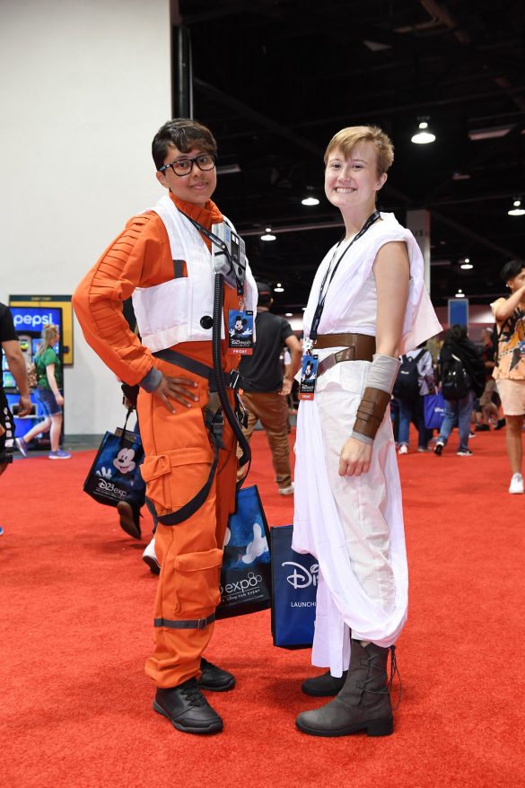 D23 EXPO 2019 - The Ultimate Disney Fan Event - brings together all the worlds of Disney under one roof for three packed days of presentations, pavilions, experiences, concerts, sneak peeks, shopping, and more. The event, which takes place August 23 - 25 at the Anaheim Convention Center, provides fans with unprecedented access to Disney films, television, games, theme parks, and celebrities. (The Walt Disney Company/Image Group LA)rD23 EXPO 2019