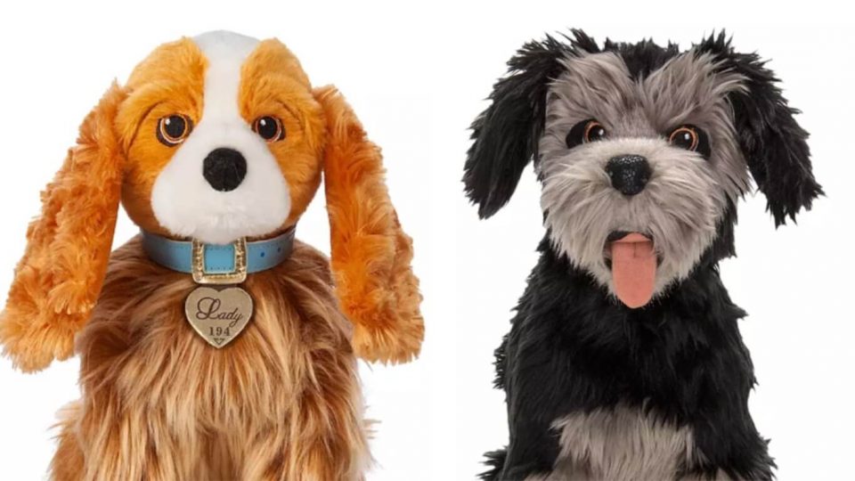 la belle et le clochard peluches