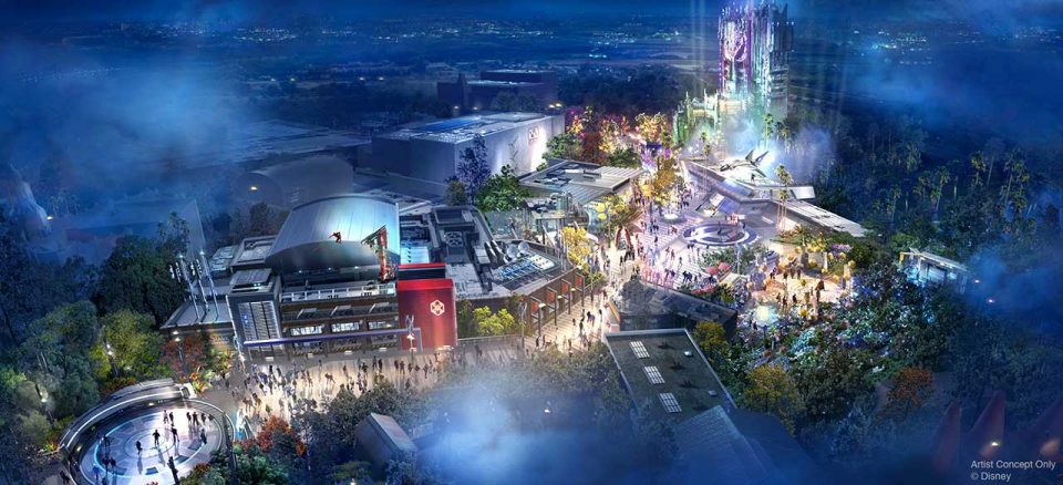 avengers campus land marvel