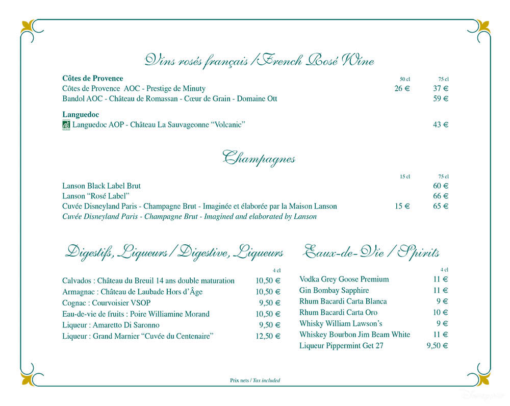 carte restaurants walt's 17-2