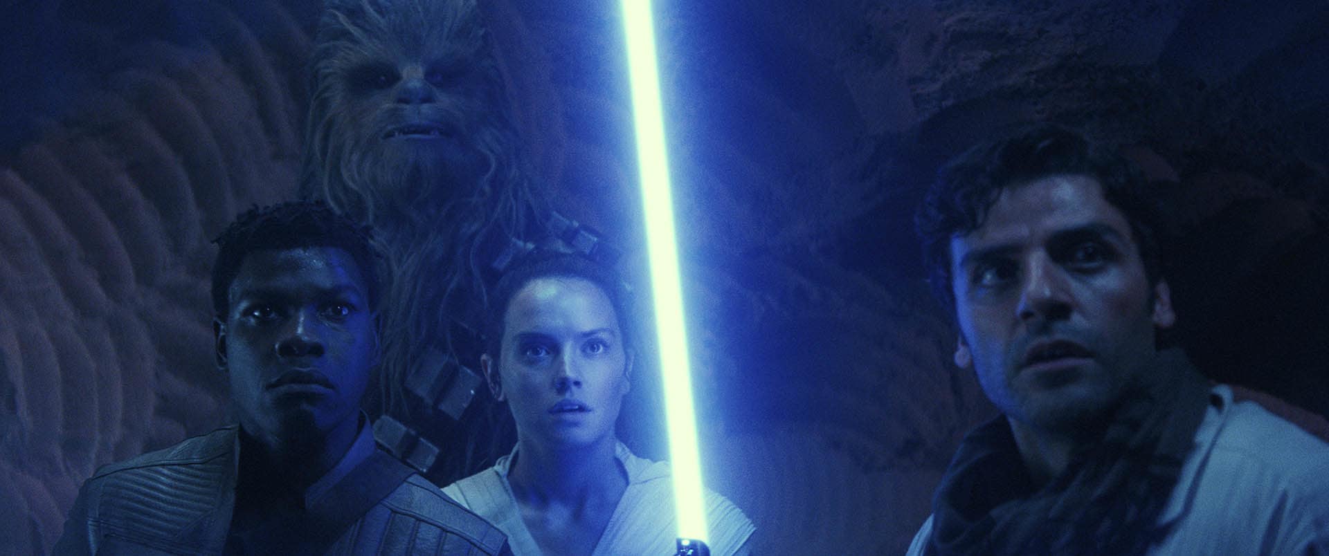 chewbacca rey finn poe l'ascension de skywalker