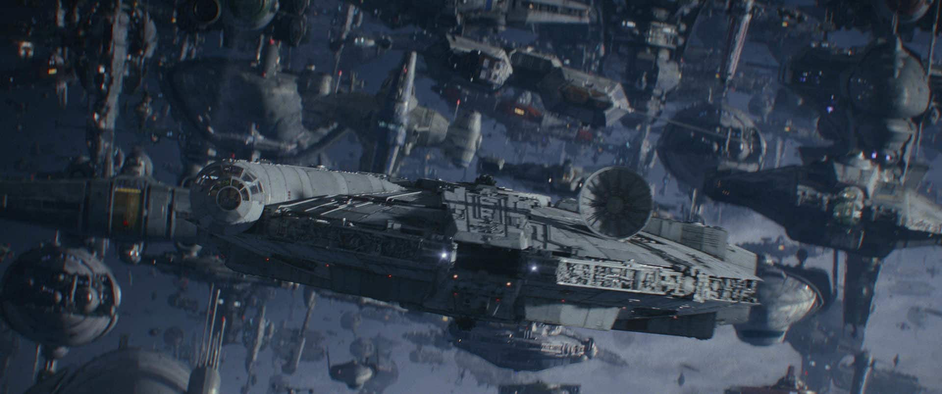 faucon millenium l'ascension de skywalker