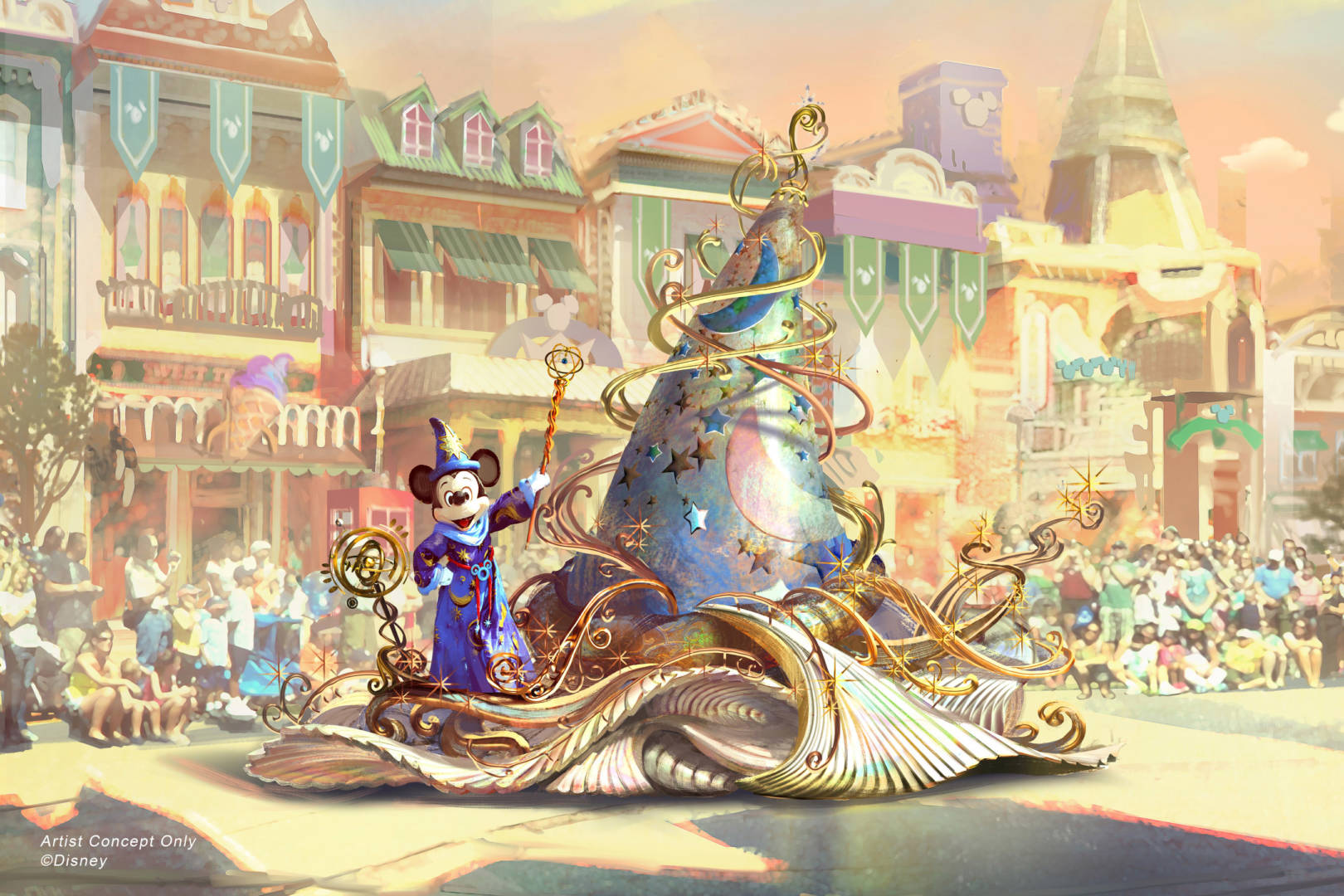 magic happens mickey float