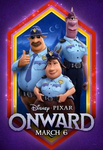 policiers en avant