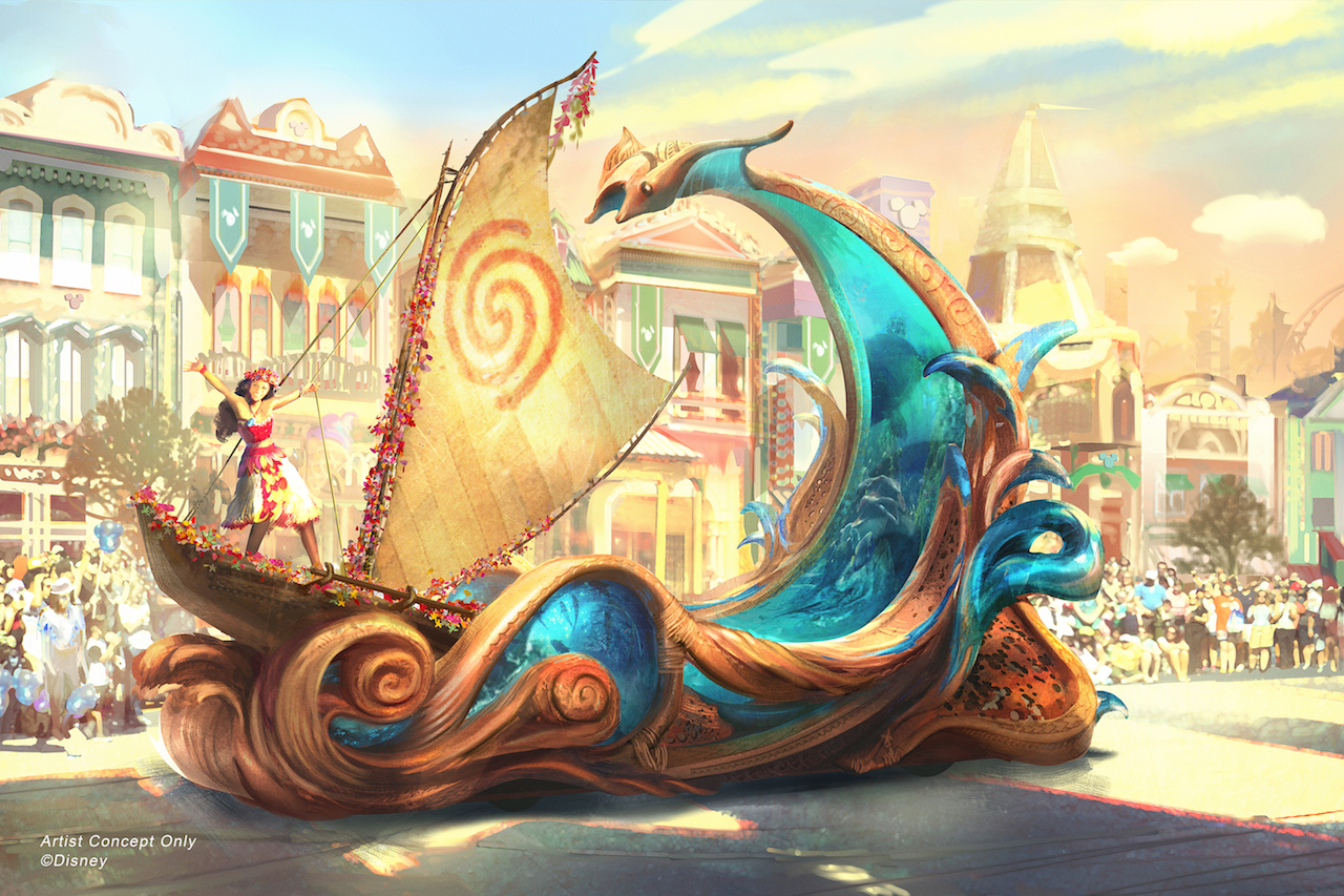 vaiana parade
