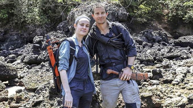 brie larson bear grylls