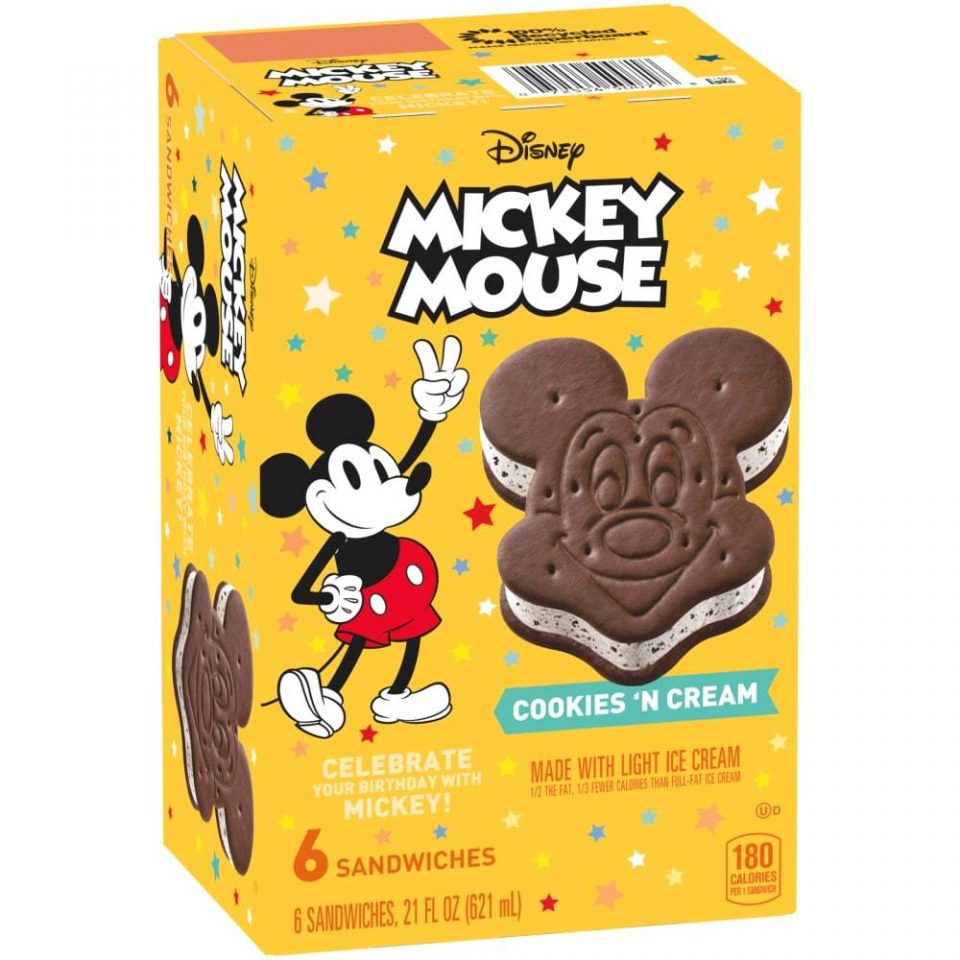 mickey ice cream sandwich