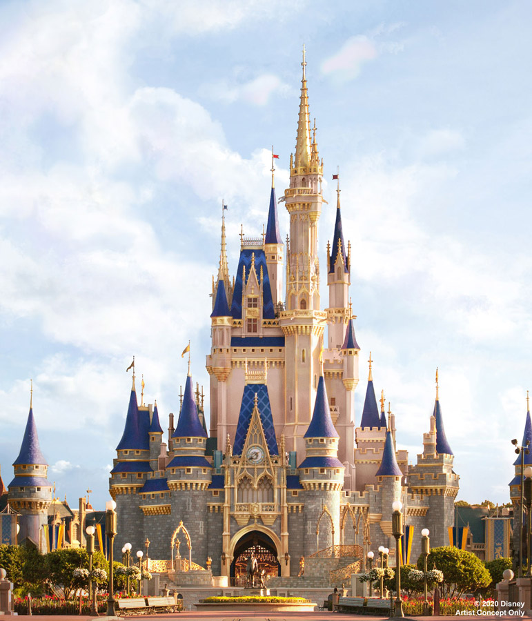 cinderella castle transformation
