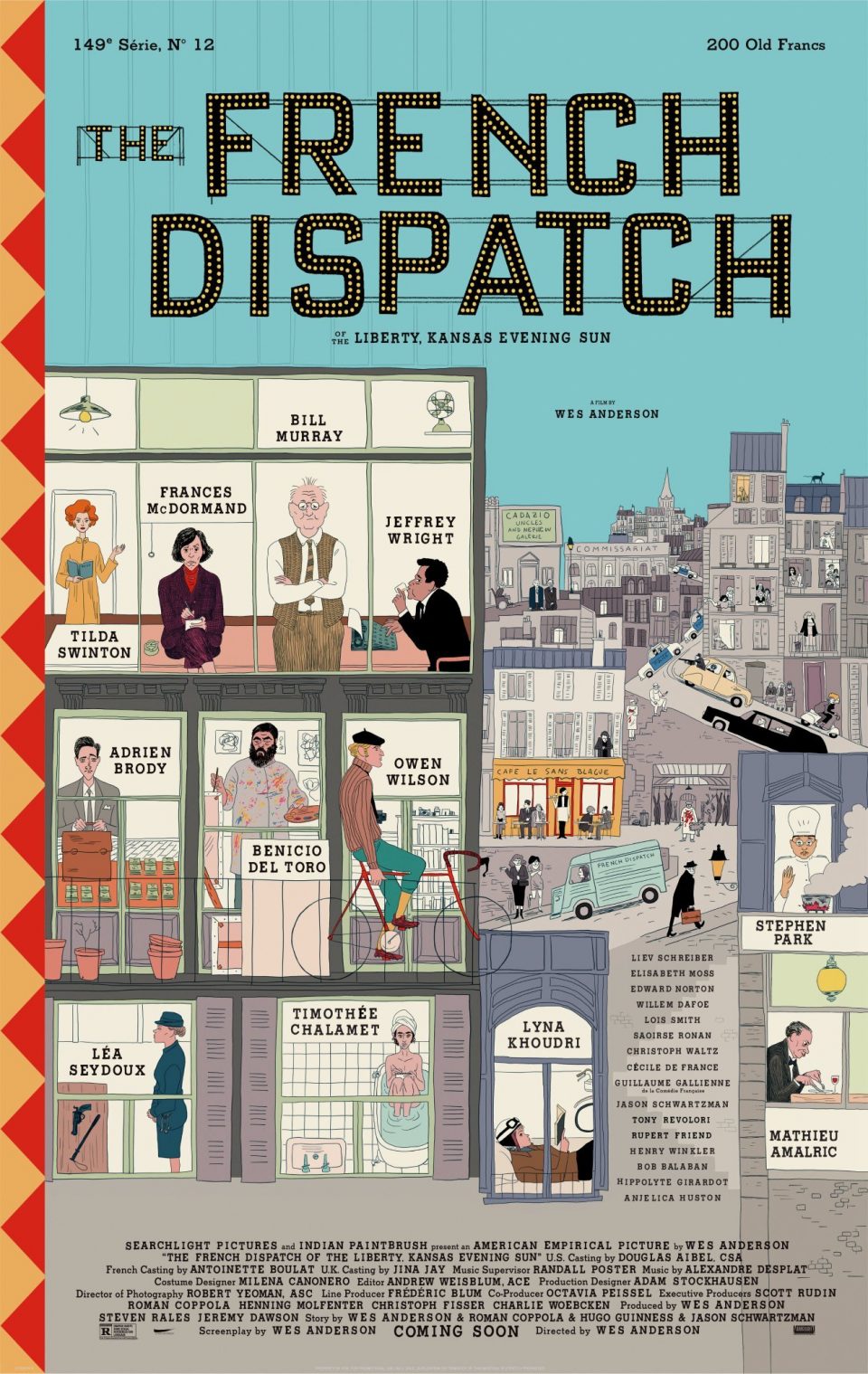 the french dispatch poster teaser