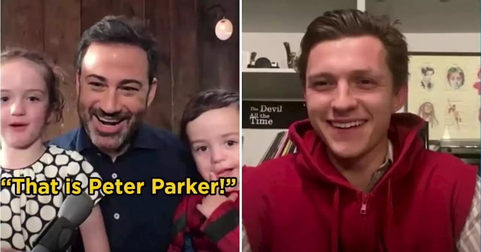 tom holland jimmy kimmel