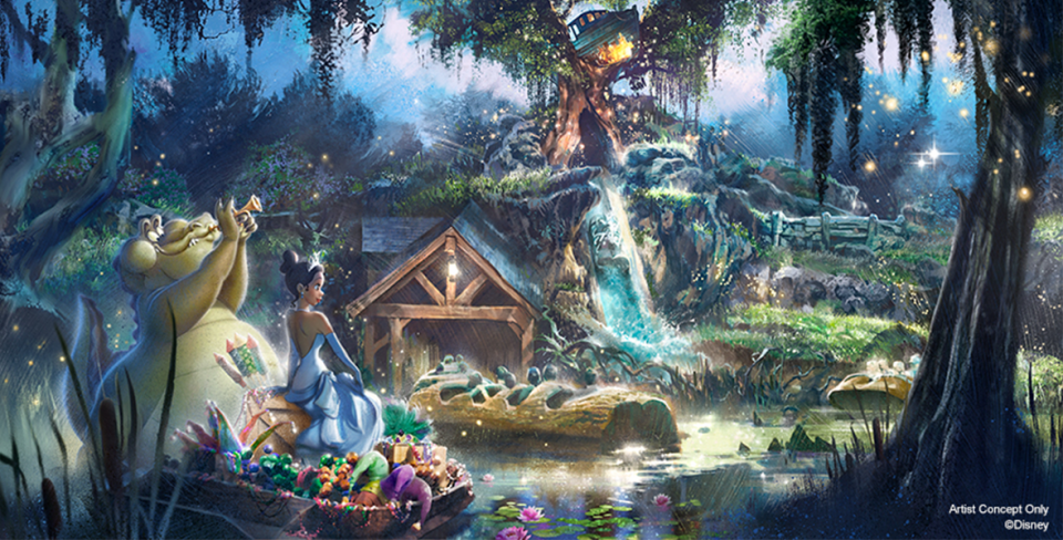splash mountain la princesse et la grenouille