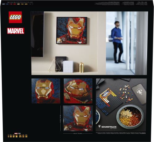 lego art iron man