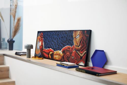 lego art iron man