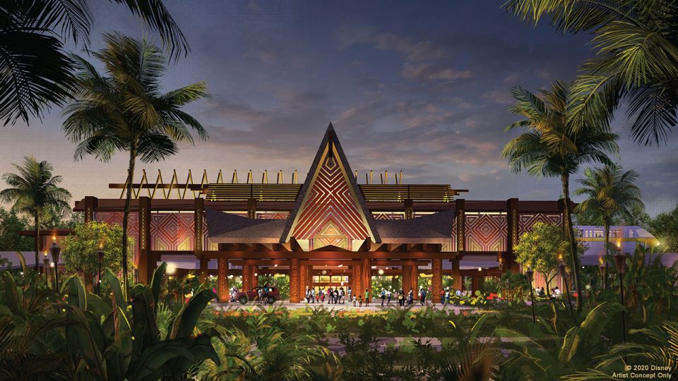 disney's polynesian village resort entree 2021