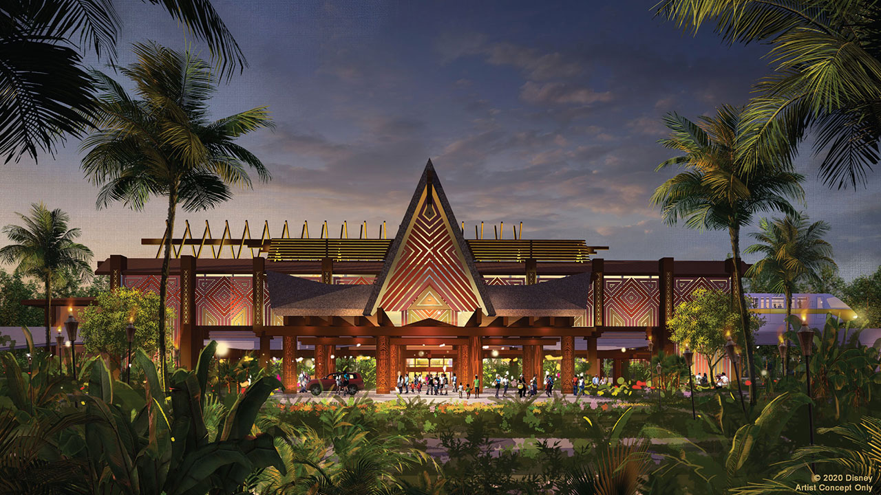 disney's polynesian village resort entree 2021