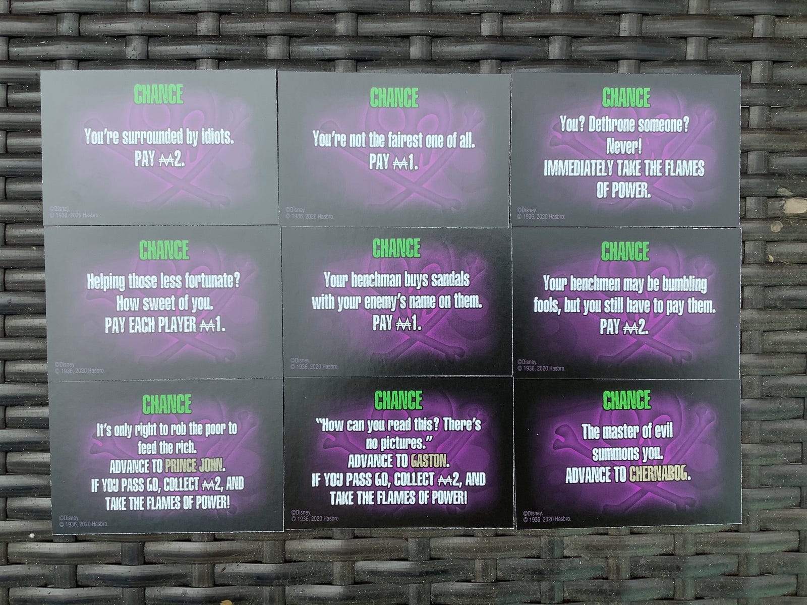 monopoly disney villains