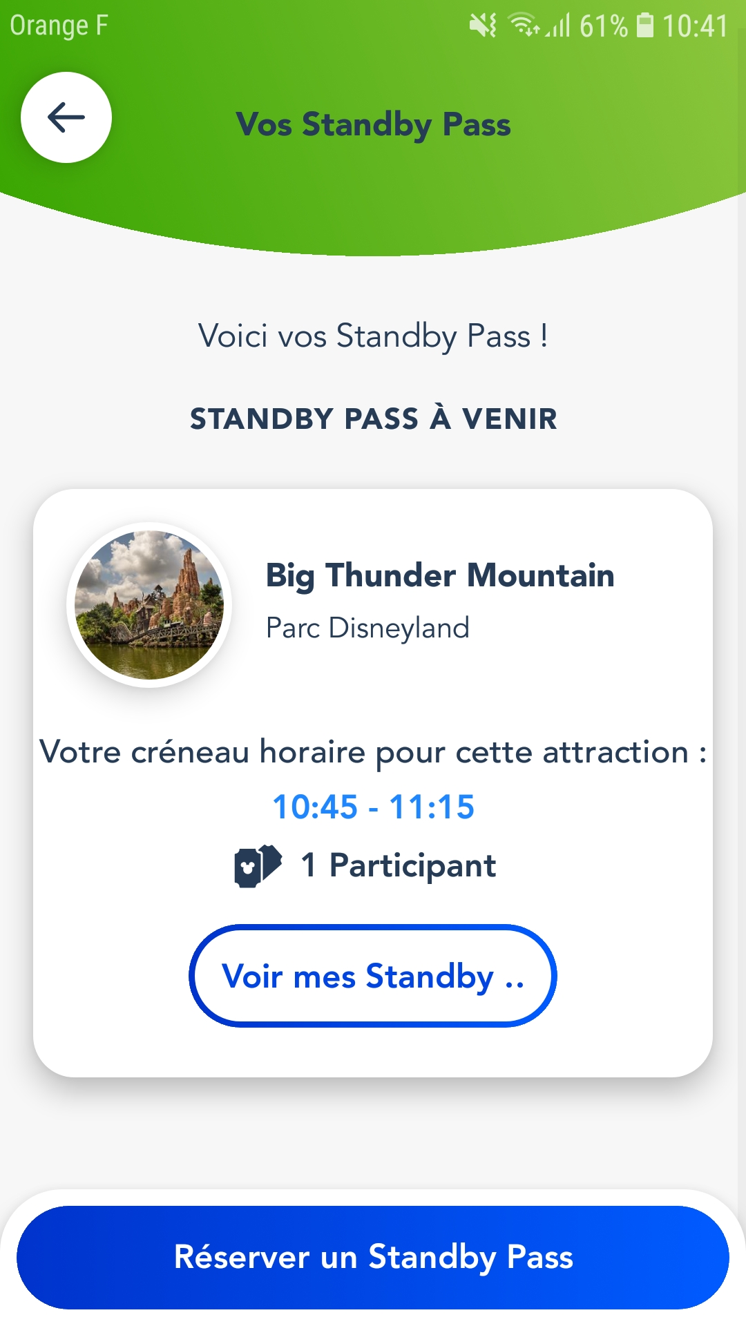 standby pass