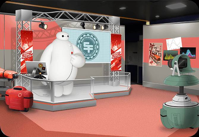 happy fair with baymax