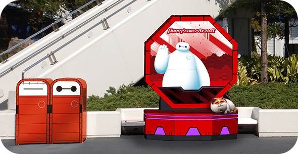happy fair with baymax