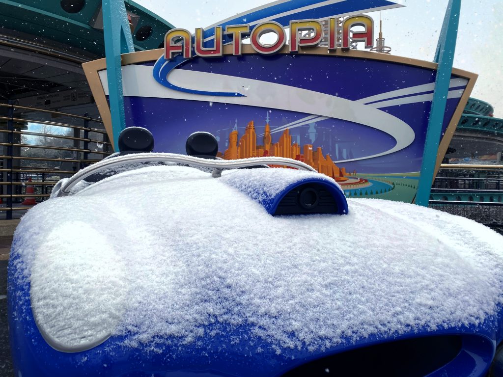 disneyland paris neige