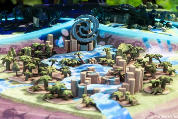Maquette de Journey of Water inspired by Moana pour Epcot