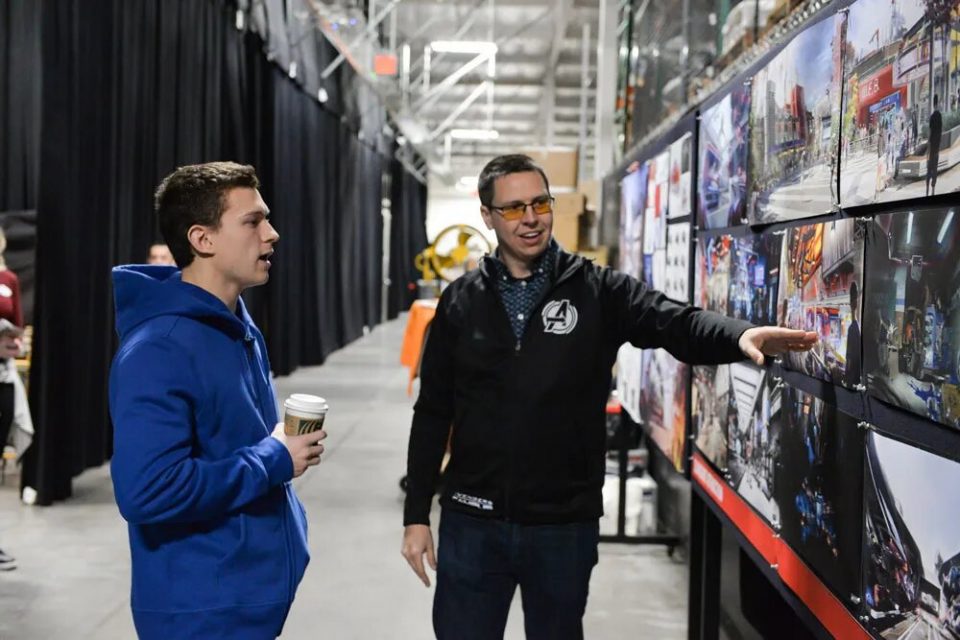 tom holland web slingers