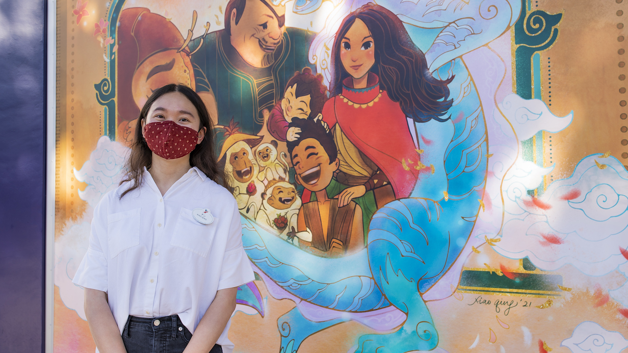 raya fresque murale