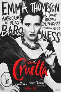cruella affiches personnages