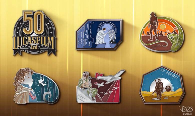 d23 lucasfilm pin's