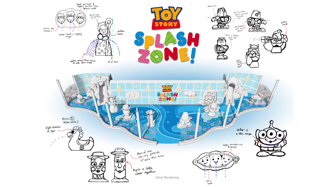 toy story splash zone