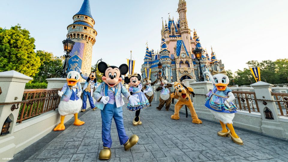 tenues personnages 50 ans walt disney world