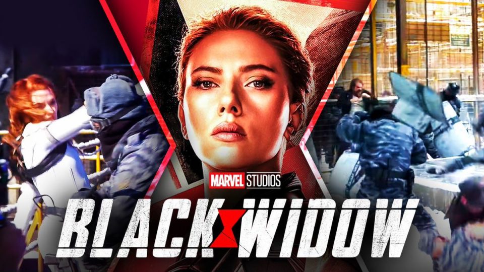 black widow scènes d'action