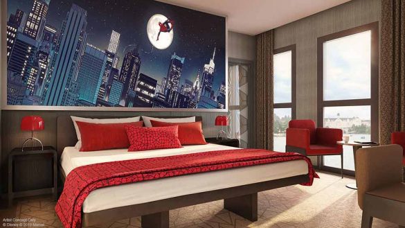 Vue préparatoire d'une suite Spider-Man