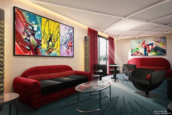 Vue préparatoire d'une suite Spider-Man