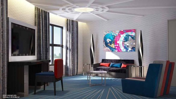 Vue préparatoire d'une suite Avengers