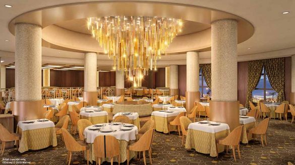 Vue préparatoire du Manhattan Restaurant
