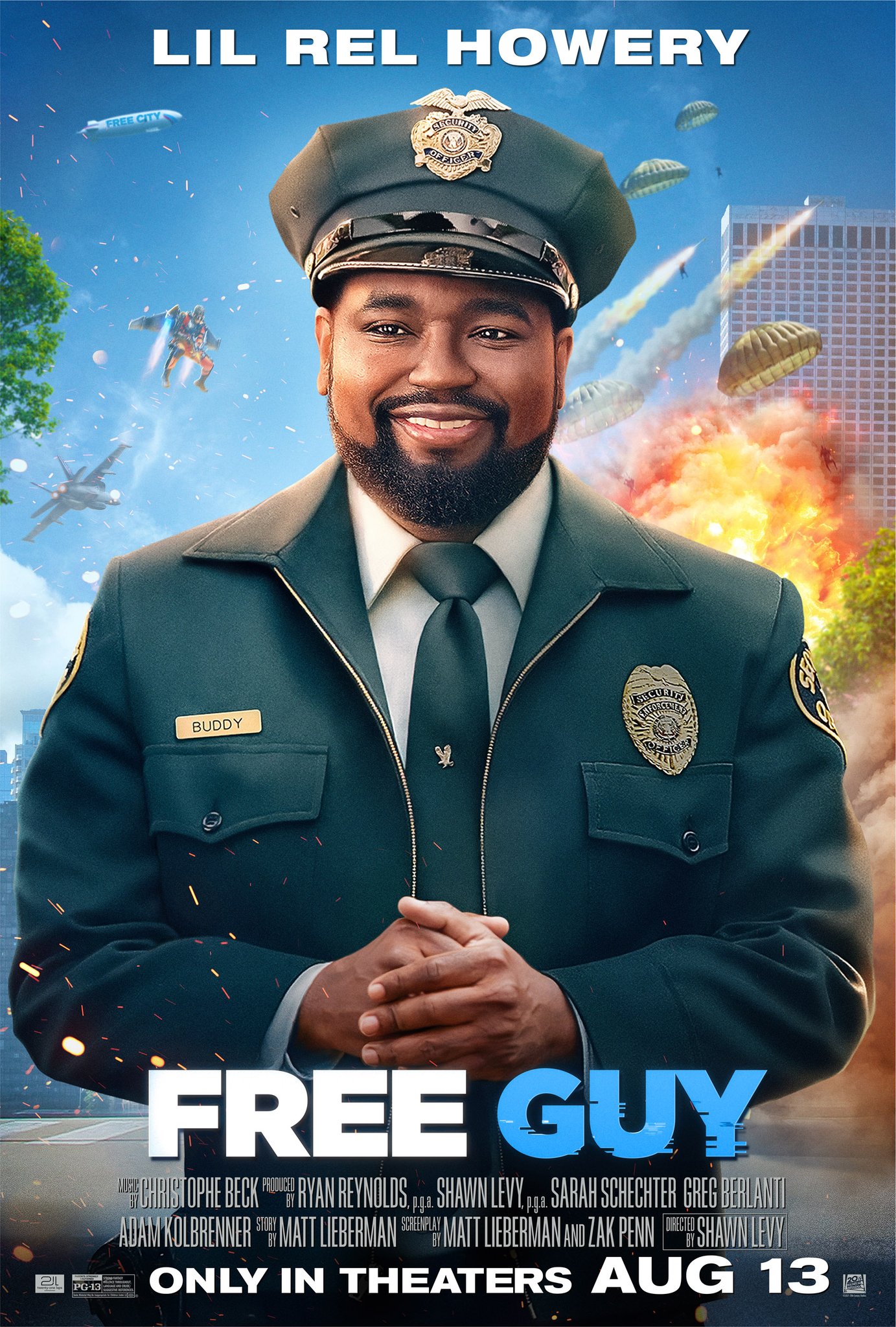 free guy affiches
