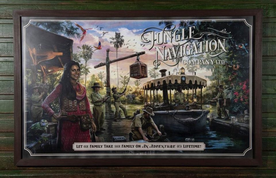 fresque jungle cruise